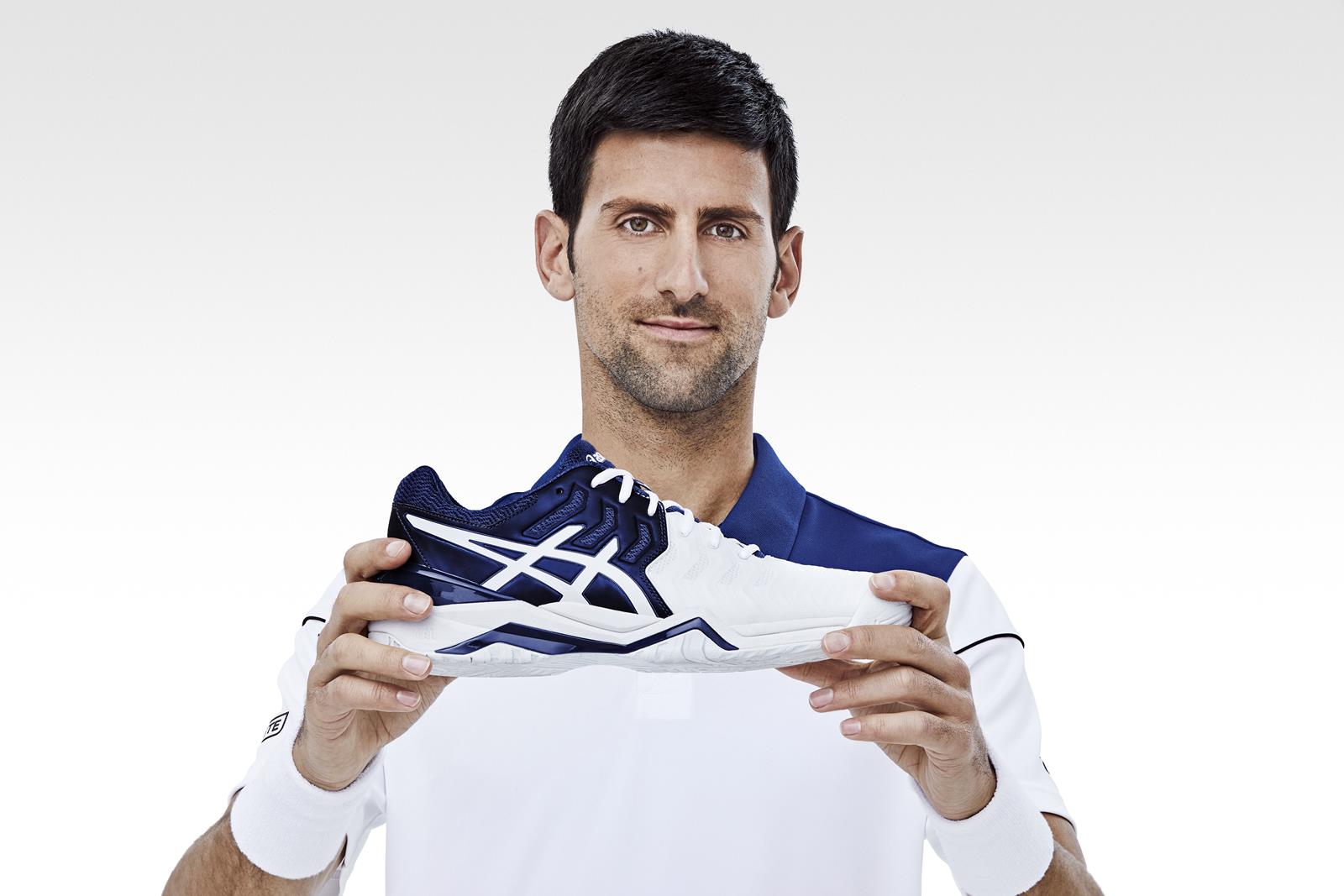 Novak Djokovic e Asics presentano una nuova scarpa da tennis | Fashion Times