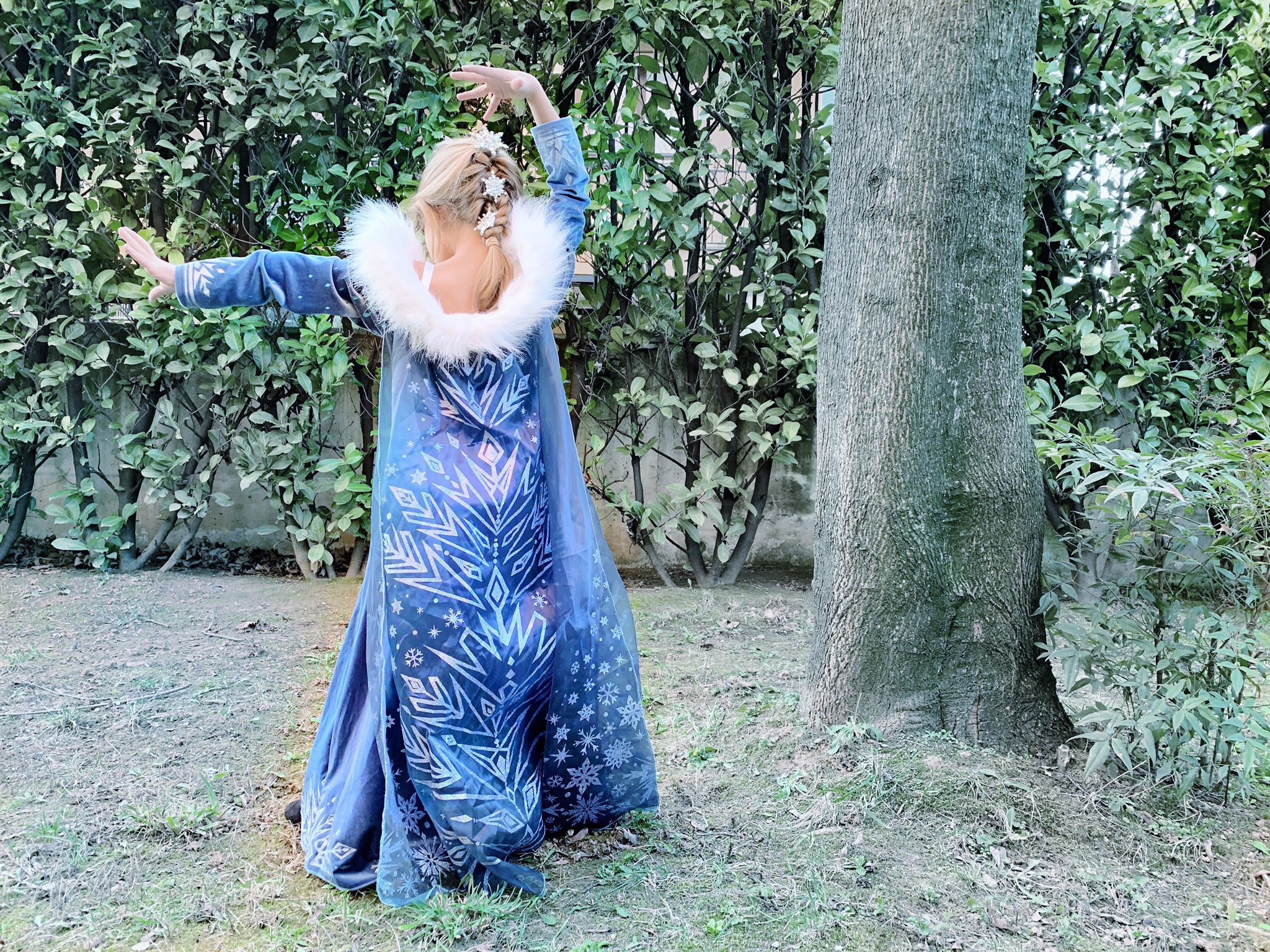 Costume di carnevale frozen hotsell