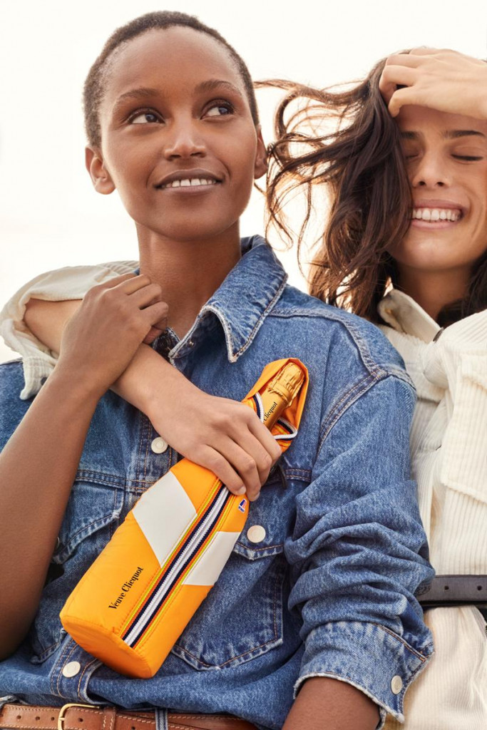 veuve clicquot k-way capsule collection accessorio cool estate
