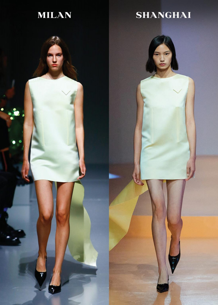 sfilata prada primavera-estate 2022 collezione donna milano fashion week