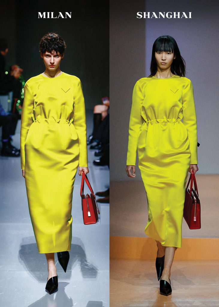 sfilata prada primavera-estate 2022 collezione donna milano fashion week