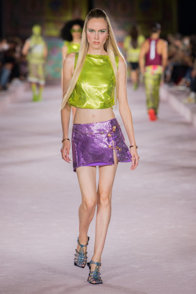 versace donna primavera-estate 2022 milano fashion week