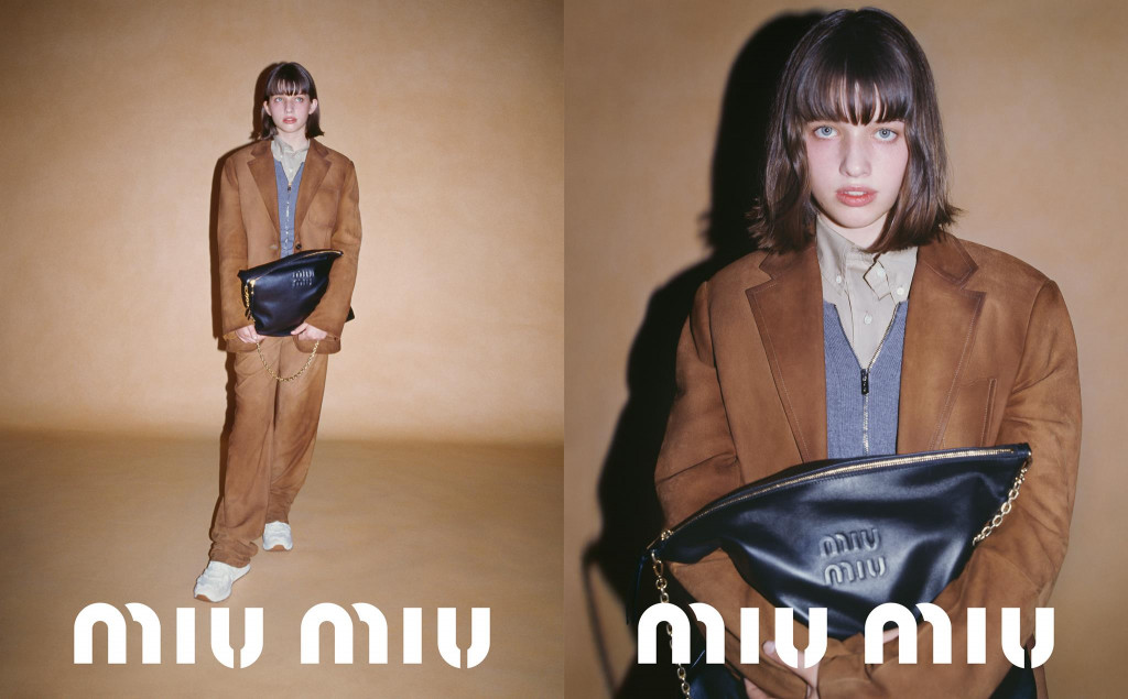 campagna miu miu basic insticts con hailey bieber e ever anderson