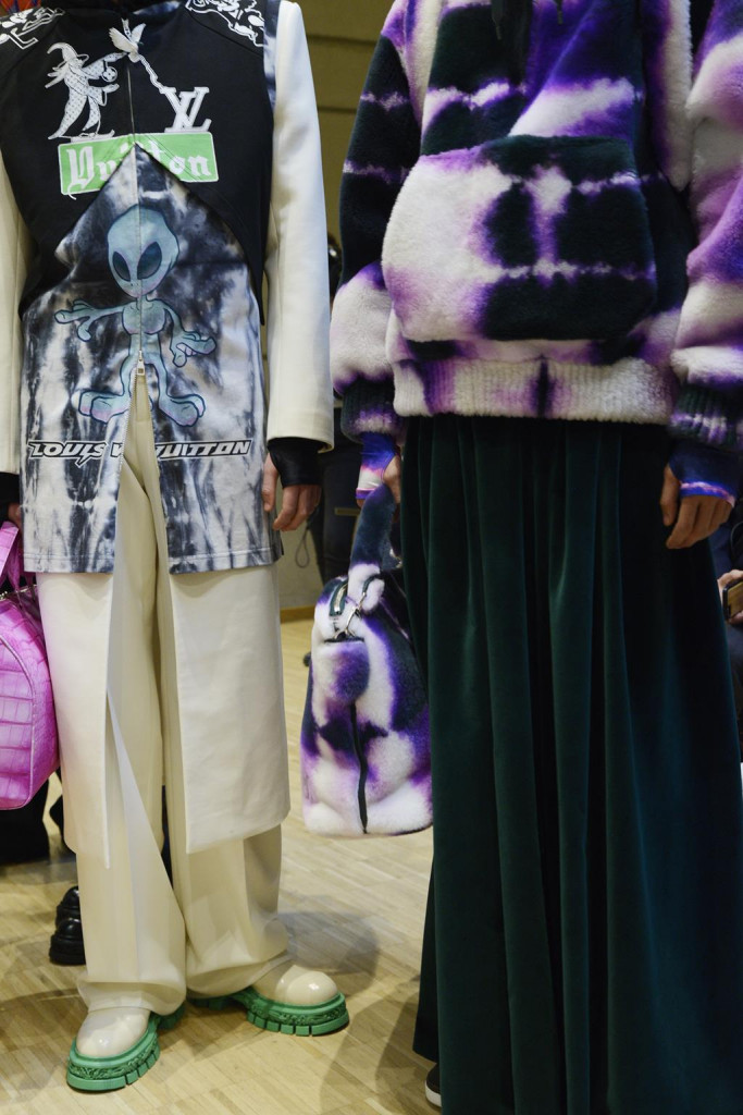 sfilata louis vuitton modelli backstage