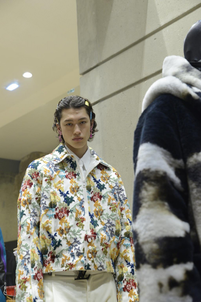 sfilata louis vuitton modelli backstage