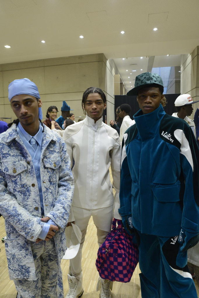 sfilata louis vuitton modelli backstage