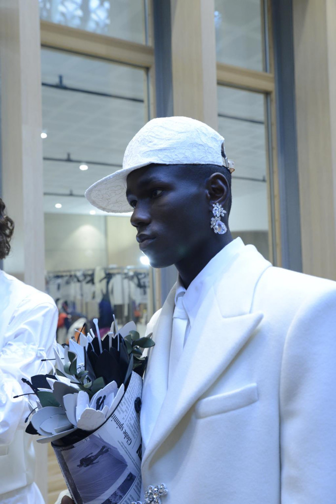 sfilata louis vuitton modelli backstage