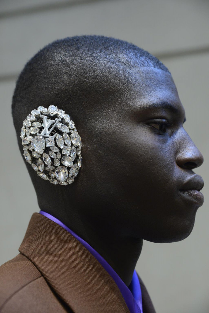 sfilata louis vuitton modelli backstage