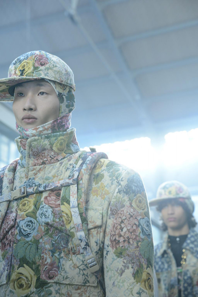 sfilata louis vuitton modelli backstage