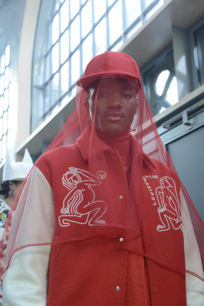 sfilata louis vuitton modelli backstage