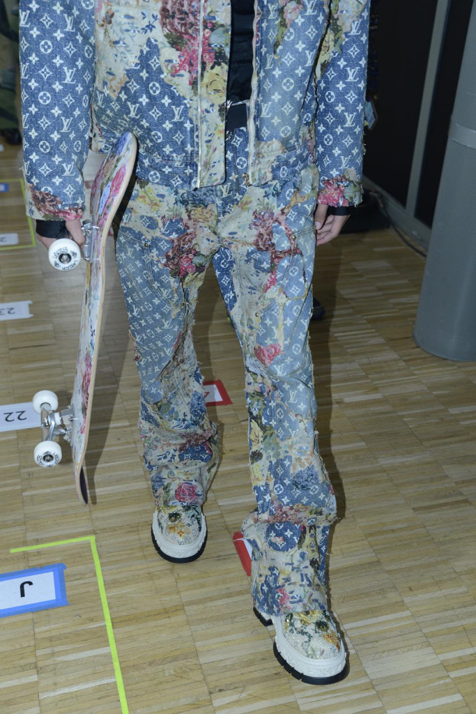 sfilata louis vuitton modelli backstage