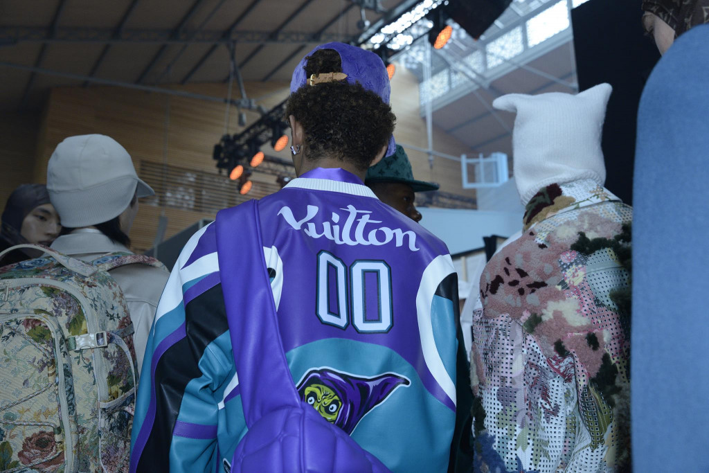 sfilata louis vuitton modelli backstage