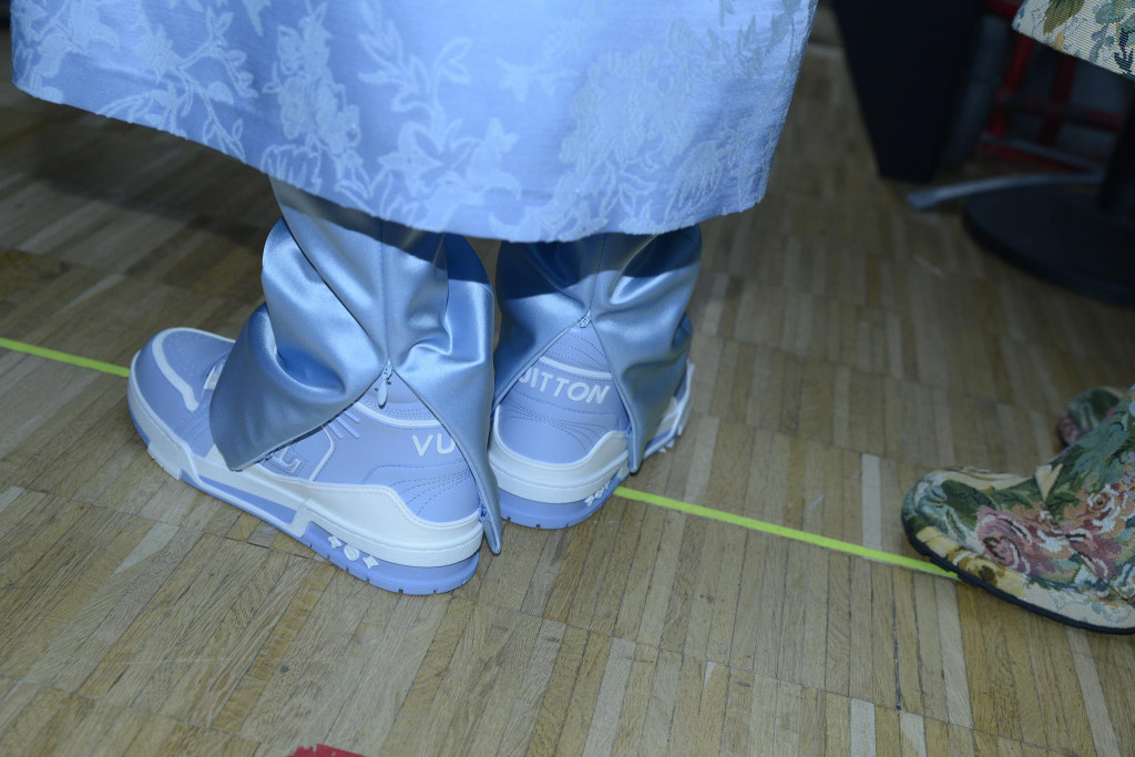 sfilata louis vuitton modelli backstage