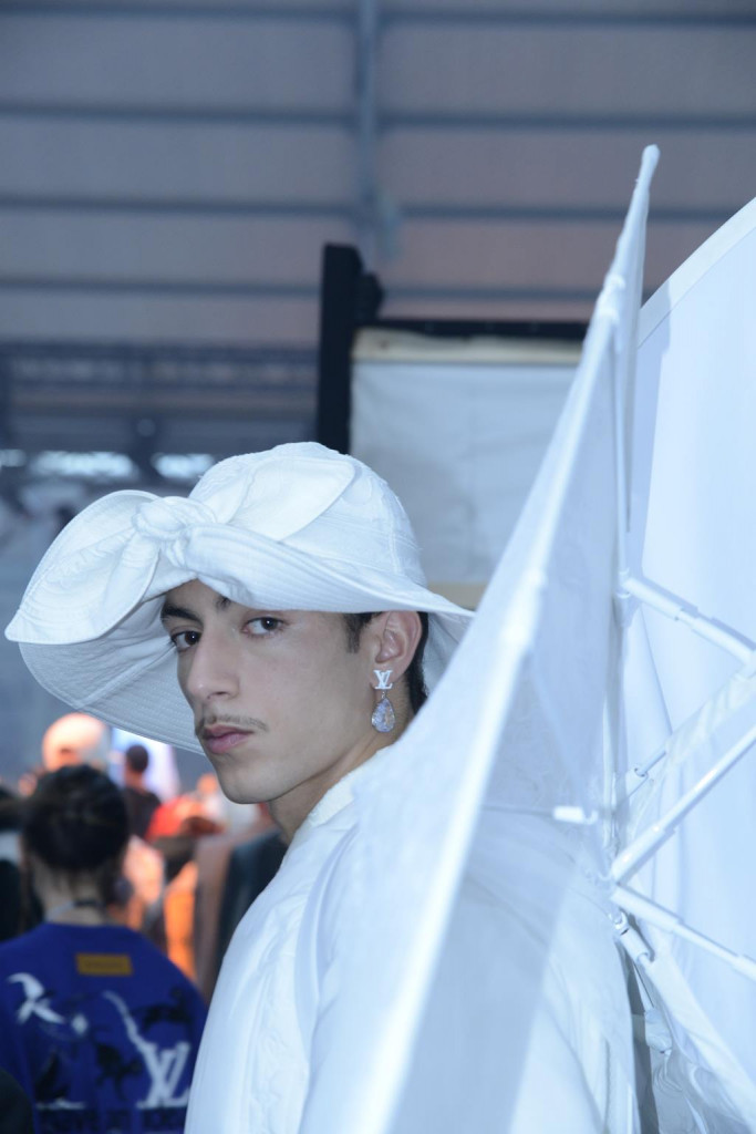 sfilata louis vuitton modelli backstage