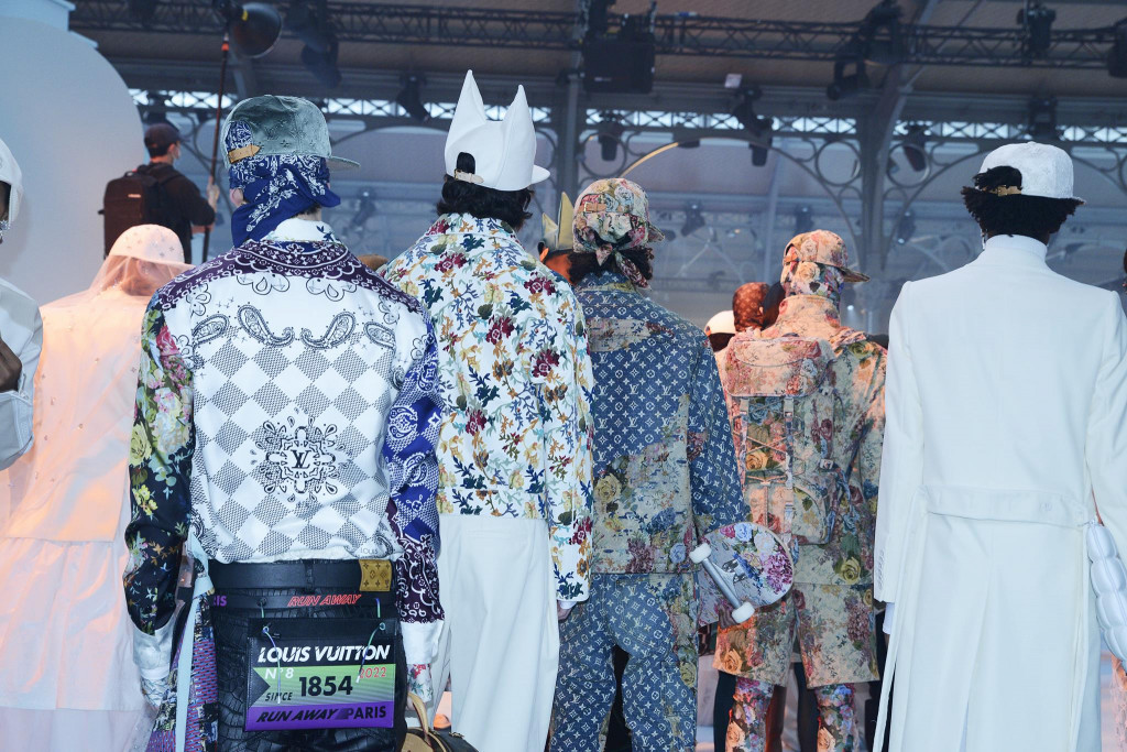 sfilata louis vuitton modelli backstage
