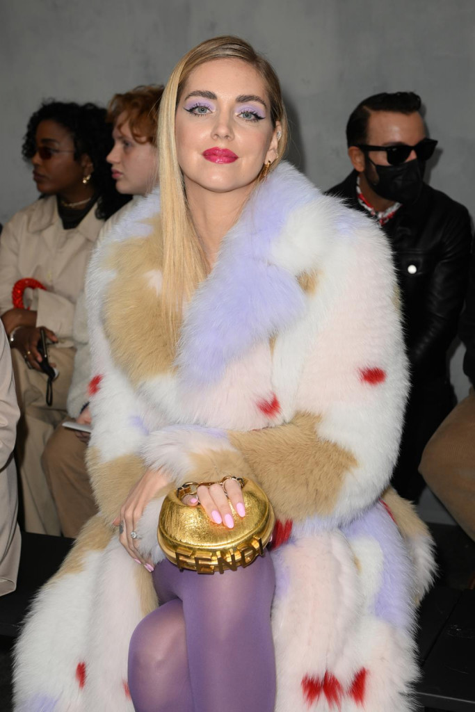 MILAN, ITALY - FEBRUARY 23: attends the Fendi Fashion Show on February 23, 2022 in Milan, Italy. (Photo by Jacopo M. Raule/Getty Images for Fendi)
