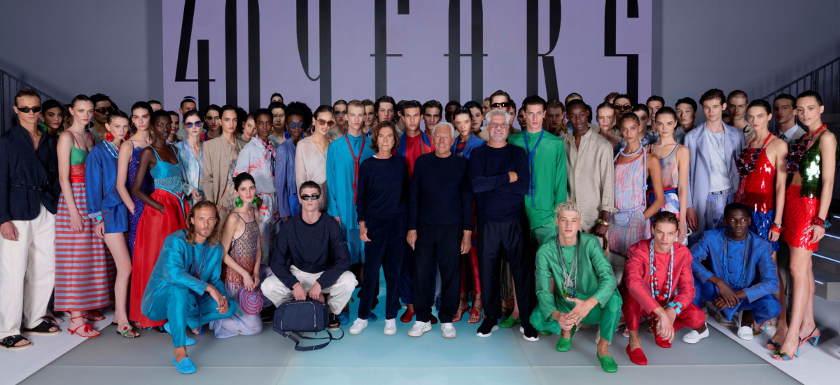 EMPORIO ARMANI SS22 WOMENSWEAR AND MENSWEAR GA WITH MODELS_SGP