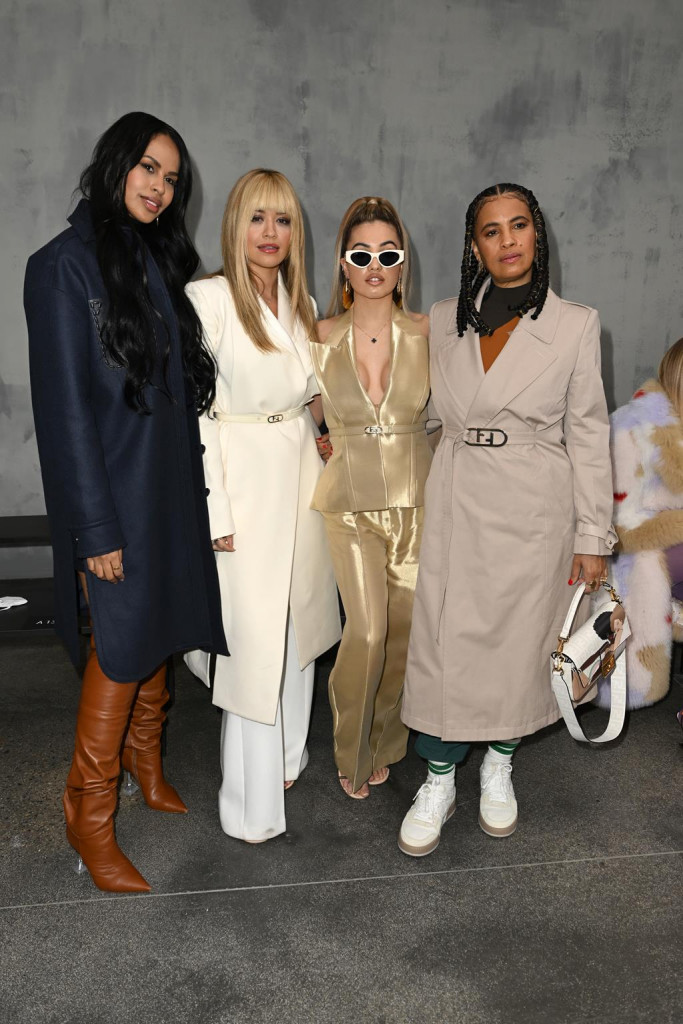 MILAN, ITALY - FEBRUARY 23: attends the Fendi Fashion Show on February 23, 2022 in Milan, Italy. (Photo by Jacopo M. Raule/Getty Images for Fendi)