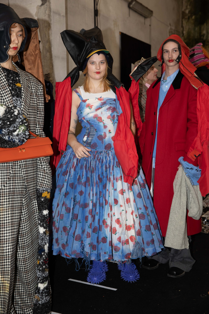 backstage sfilata marni collezione autunno inverno milano fashion week