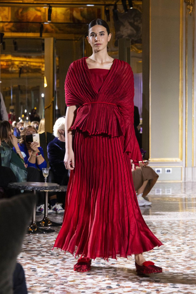 sfilata vaishali collezione donna autunno inverno milano fashion week