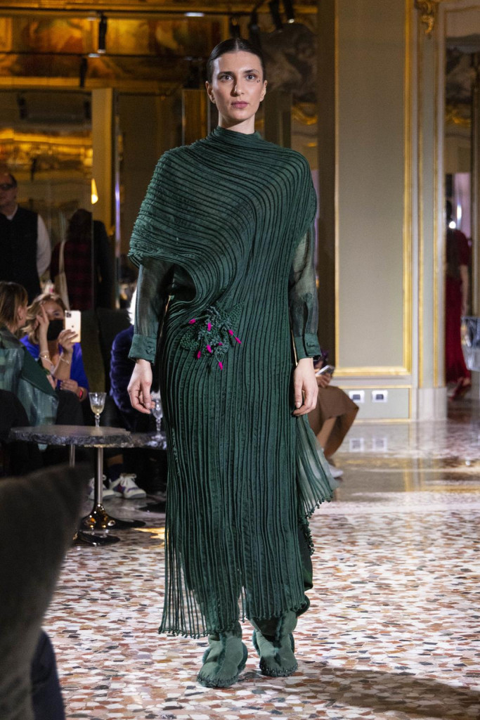 sfilata vaishali collezione donna autunno inverno milano fashion week