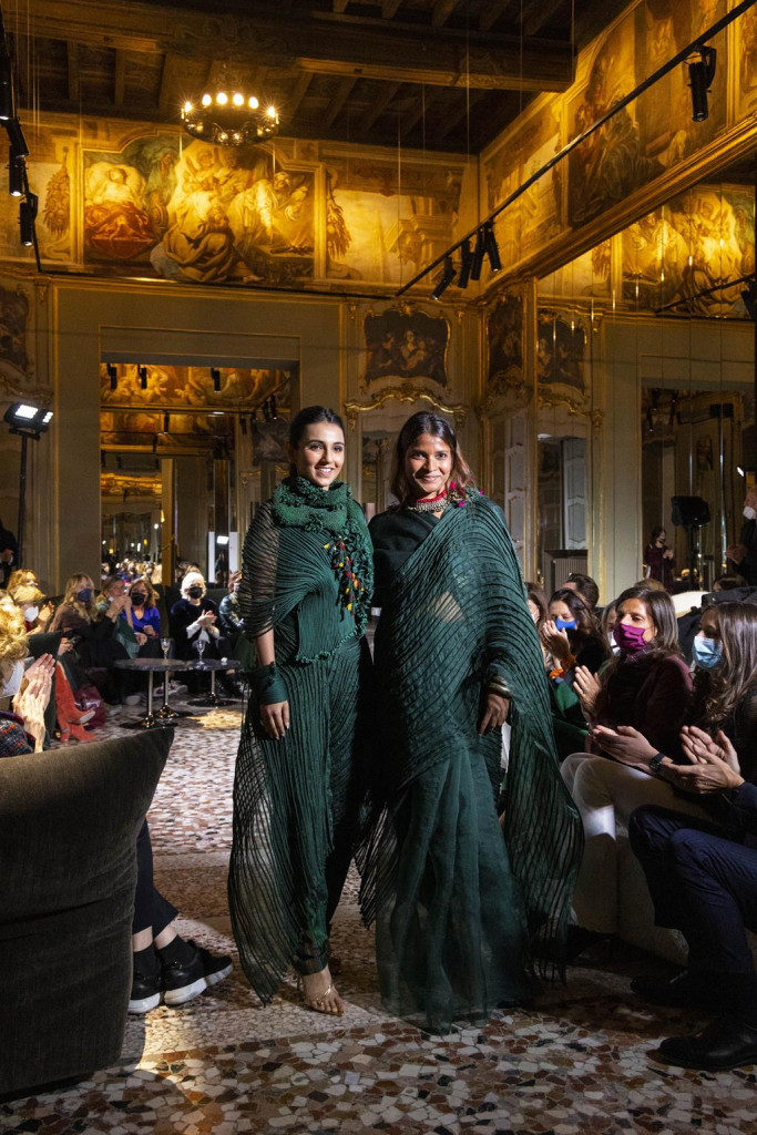 sfilata vaishali collezione donna autunno inverno milano fashion week