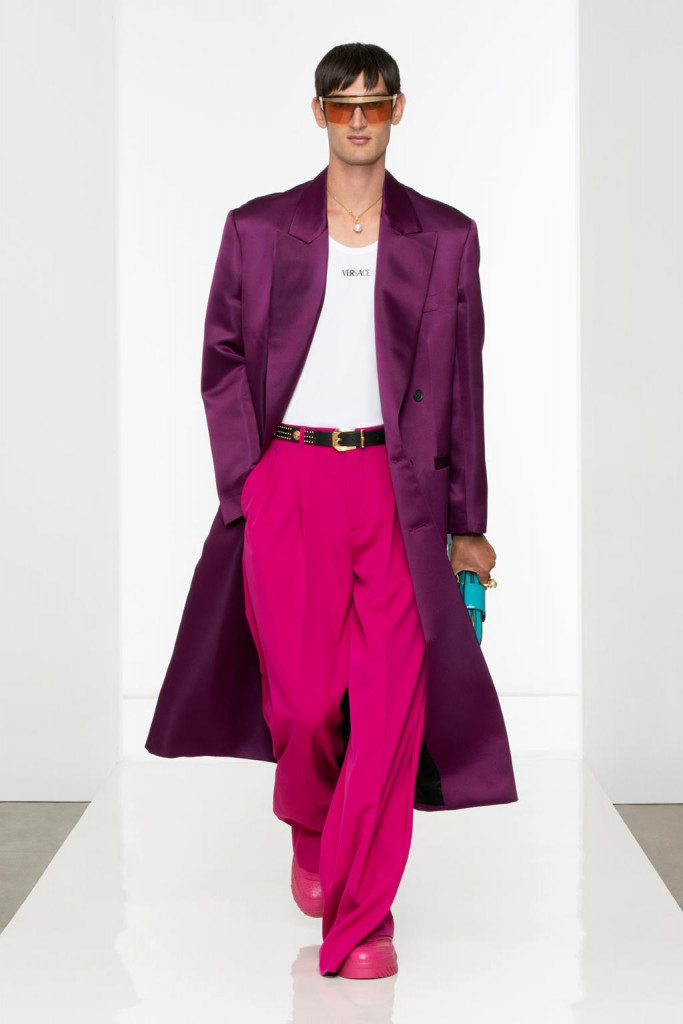 sfilata versace autunno inverno collezione uomo