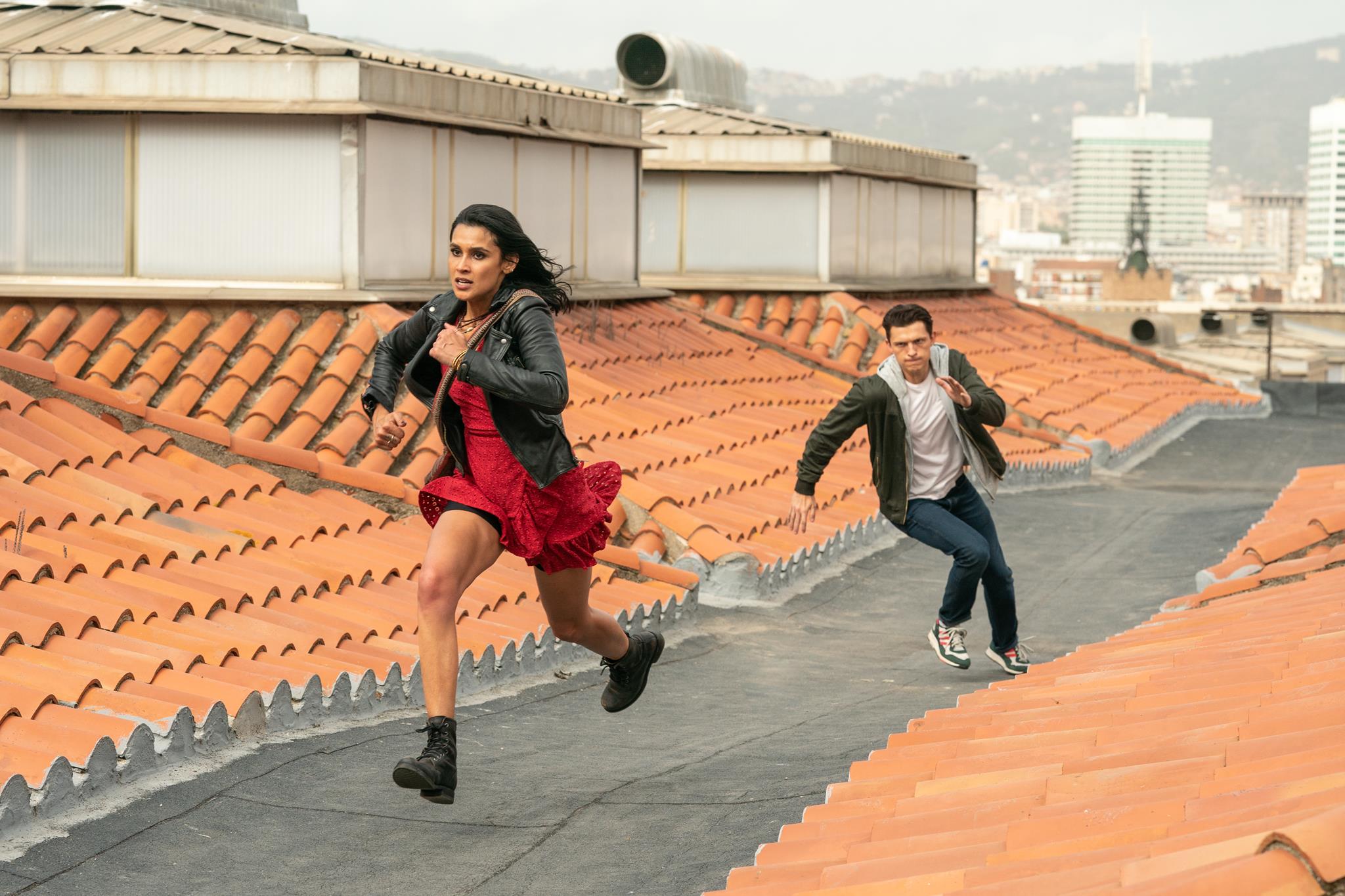 Tom Holland and Sophia Taylor Ali star in Columbia Pictures' UNCHARTED. Photo by: Clay Enos