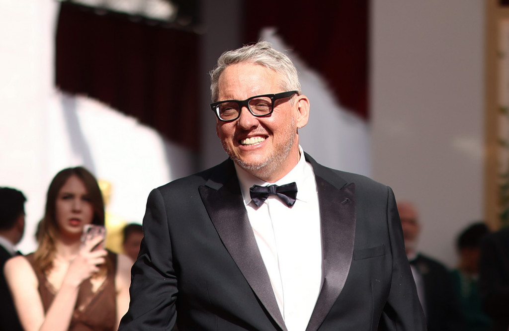 Adam McKay in Armani (Photo by Emma McIntyre/Getty Images)