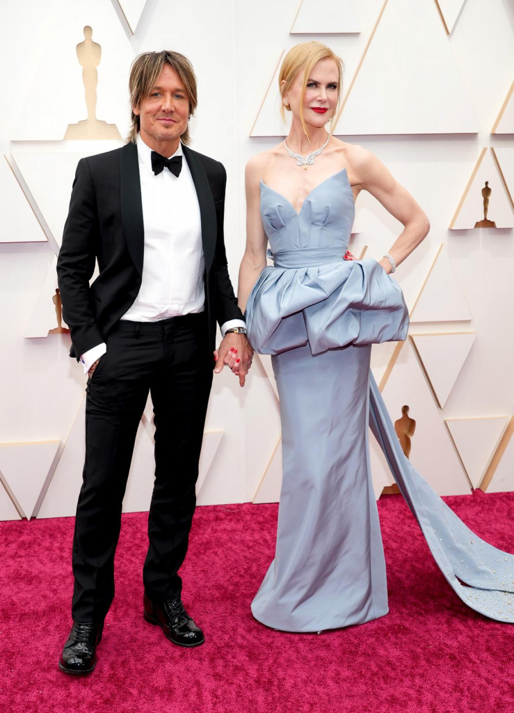 Nicole Kidman e Keith Urban in Armani (Getty Images)