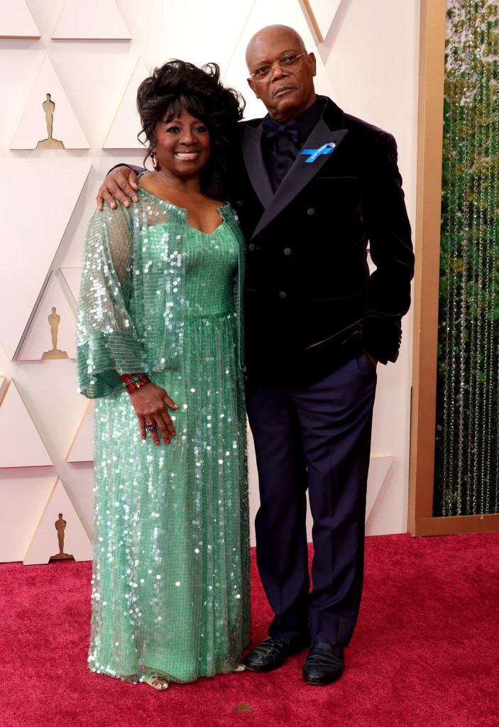 Samuel L. Jackson e LaTanya Jackson in Armani