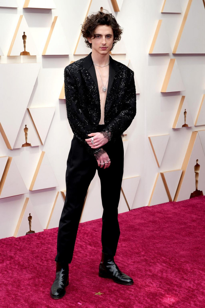 Timothee Chalamet in Louis Vuitton