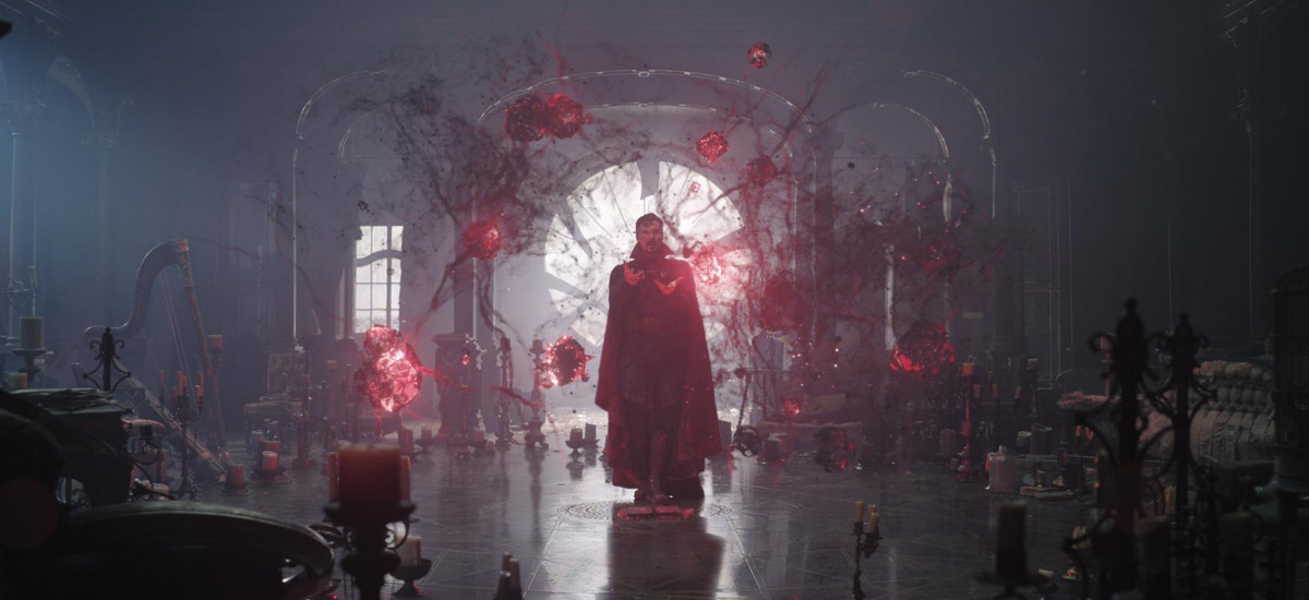 Benedict Cumberbatch as Dr. Stephen Strange in Marvel Studios' DOCTOR STRANGE IN THE MULTIVERSE OF MADNESS. Photo courtesy of Marvel Studios. ©Marvel Studios 2022. All Rights Reserved.