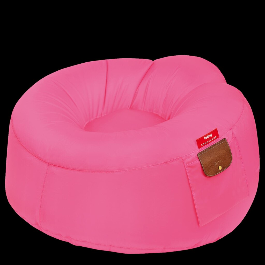 longchamp x fatboy cuscino gonfiabile per la spiaggia