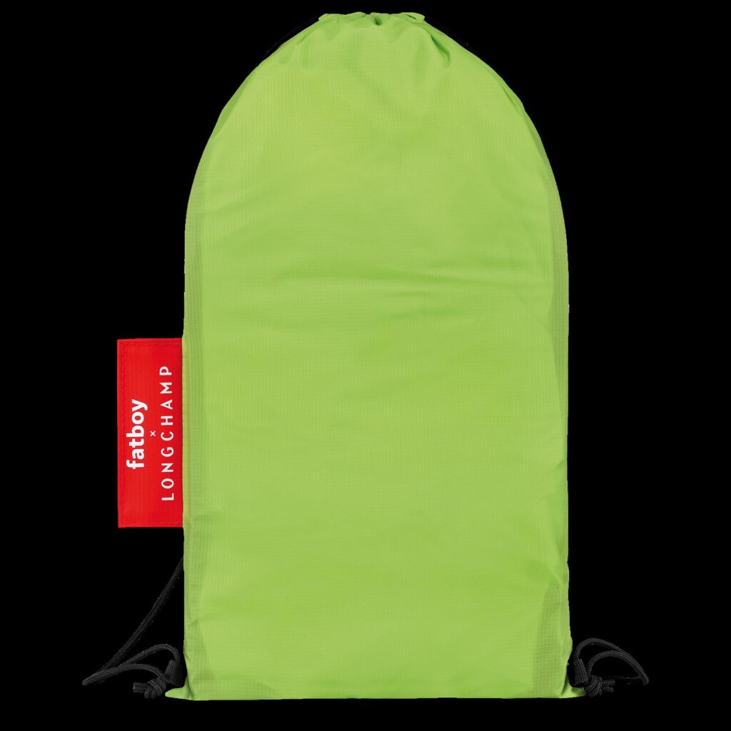 longchamp x fatboy cuscino gonfiabile per la spiaggia