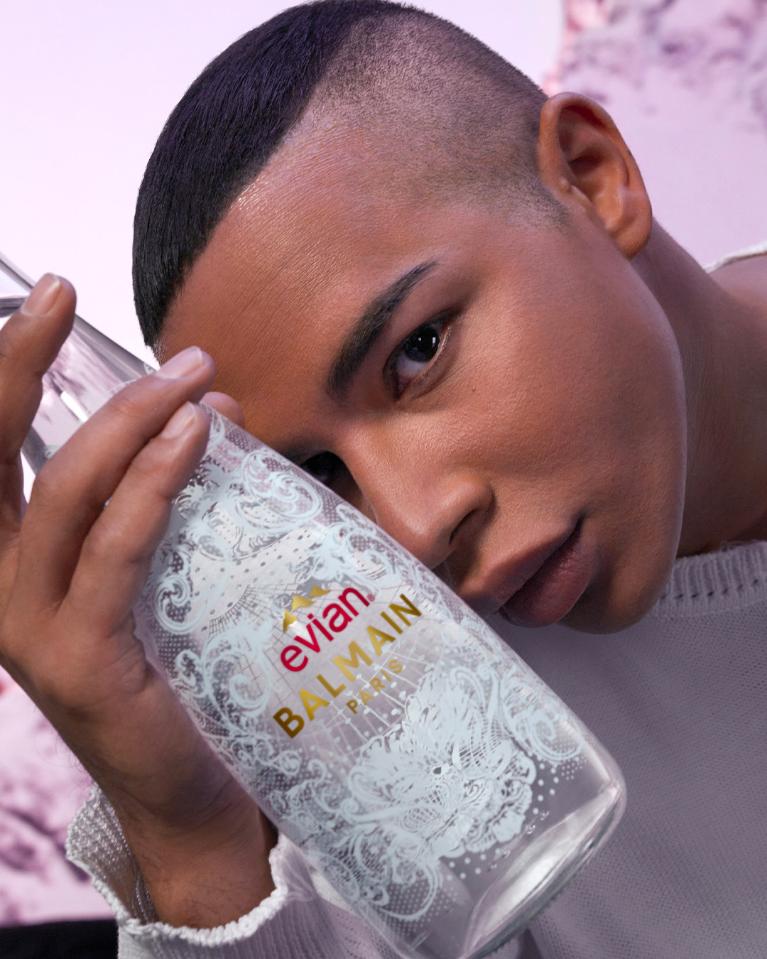 evian balmain collaborazione