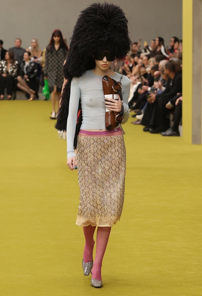 gucci collezione donna foto sfilata autunno inverno