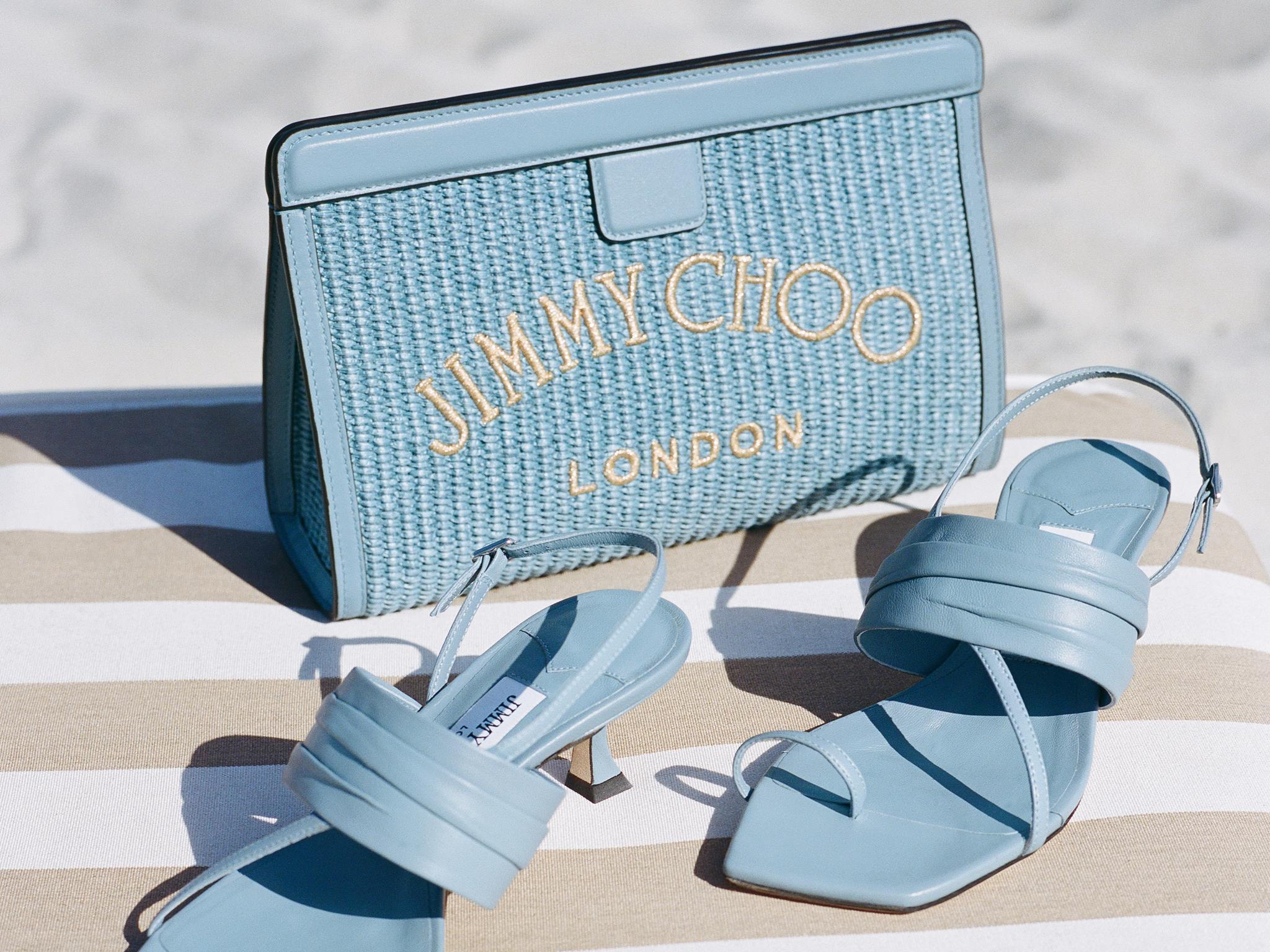 jimmy choo capsule collection beachwear accessori per spiaggia