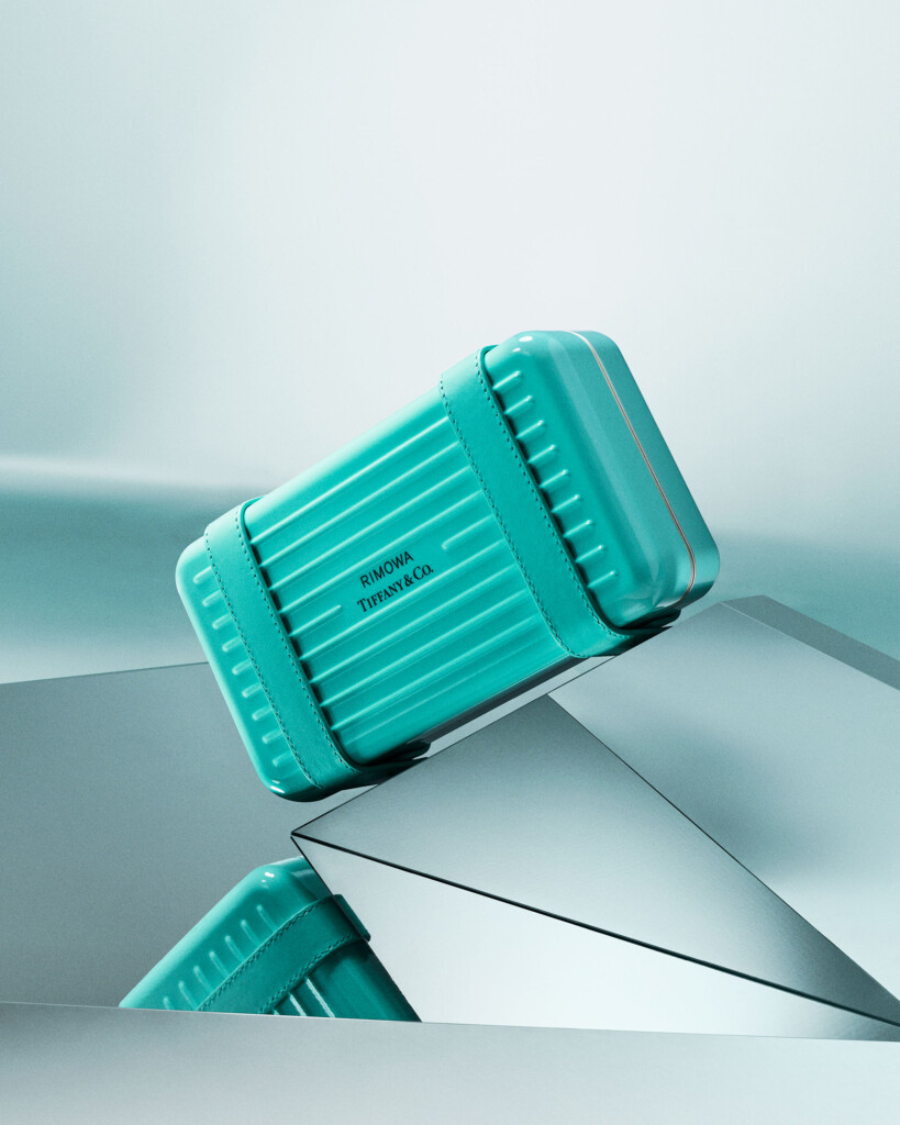 nuova collezione di trolley e valigie di lusso rimowa tiffany & co