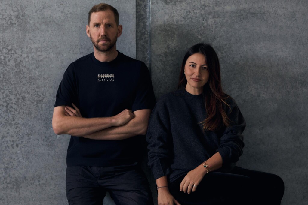 Portrait Silvia Onofri Napapijri President and Christopher Raeburn creative director