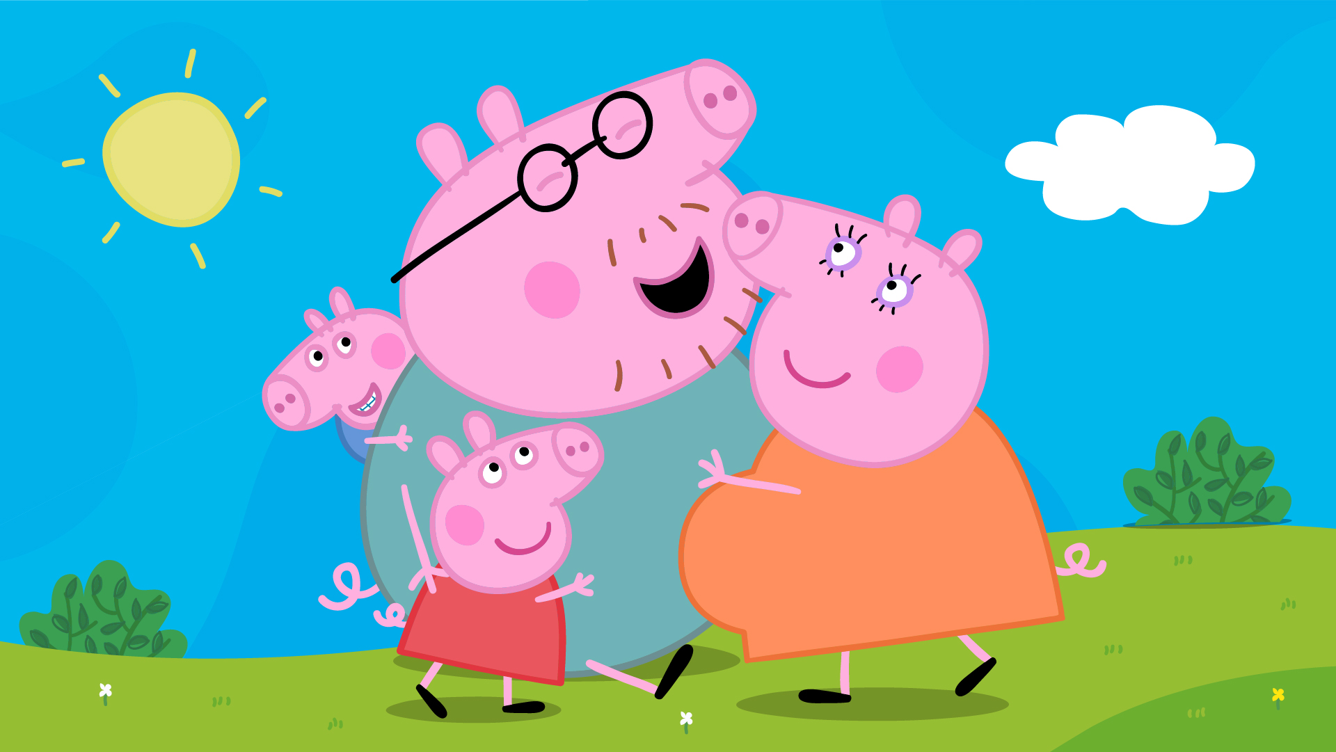 Character World Asciugamano poncho ufficiale Peppa Pig con cappuccio, super morbido, fantastico design subacqueo, accappatoio perfetto per casa, bagno