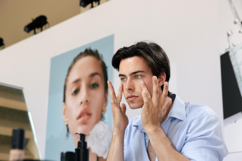 gioele arreghini chanel crema idratante beauty routine uomo