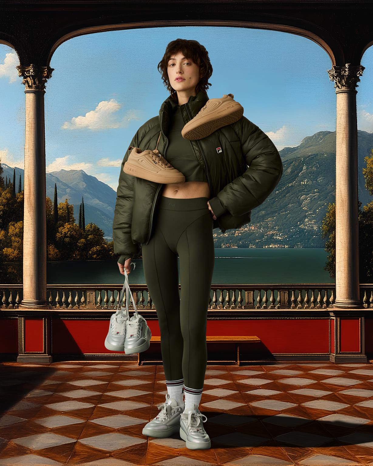 FILA_AW25 nuova campagna AI 2025 in collaborazione con Highsnobiety 