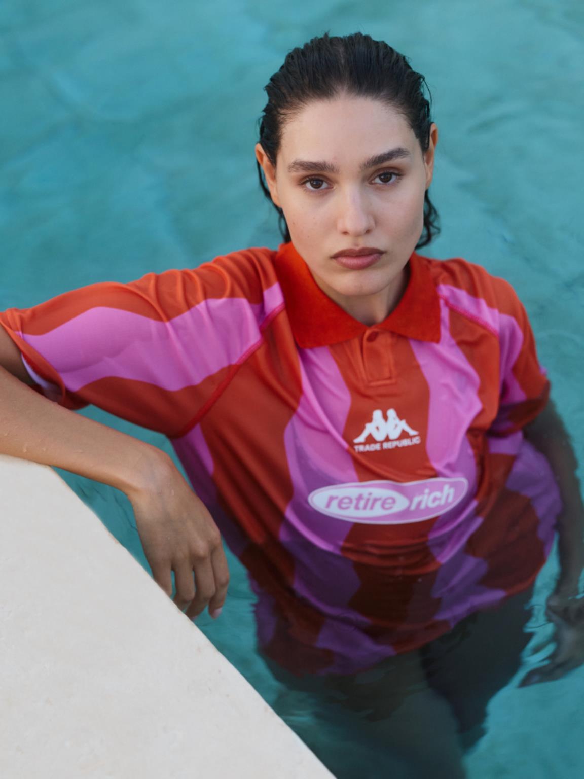 kappa x trade republic retire rich maglietta 