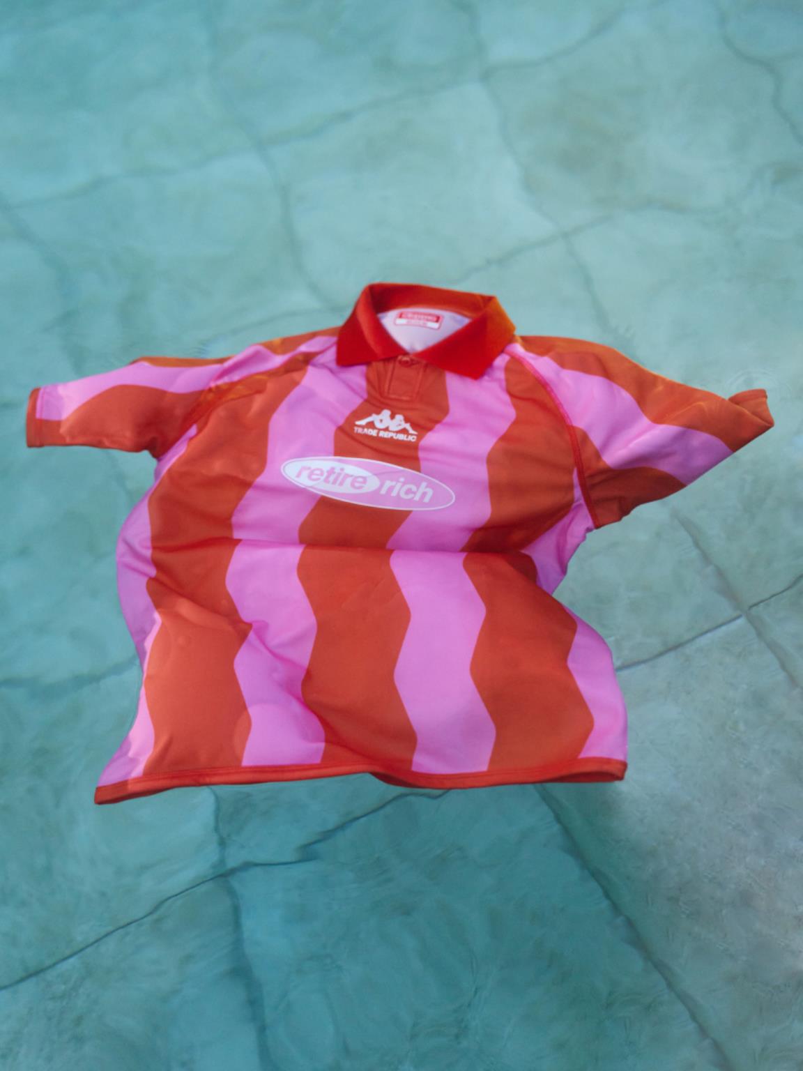 kappa x trade republic retire rich maglietta 