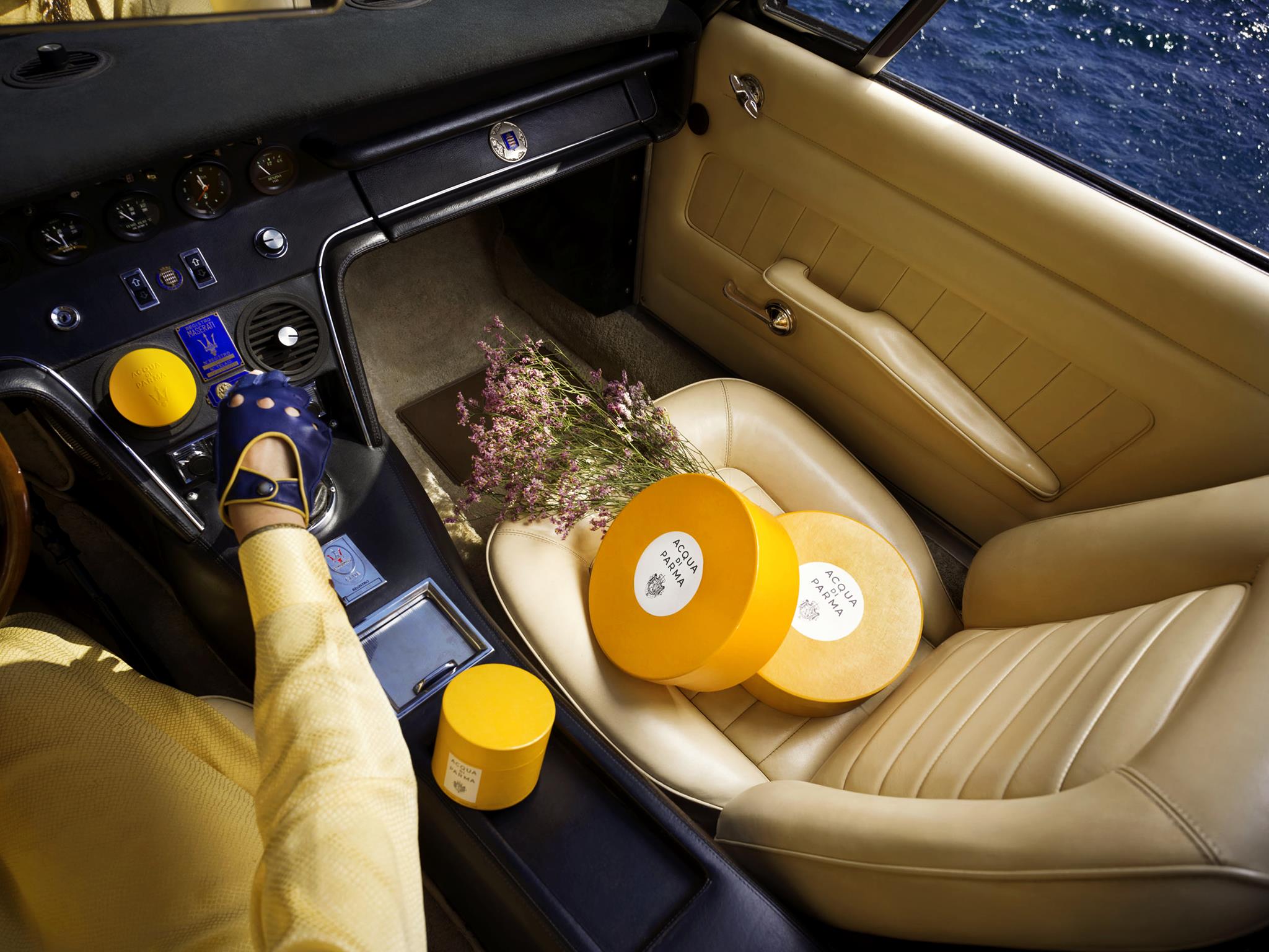 Maserati Acqua di Parma arte del viaggio accessori 
