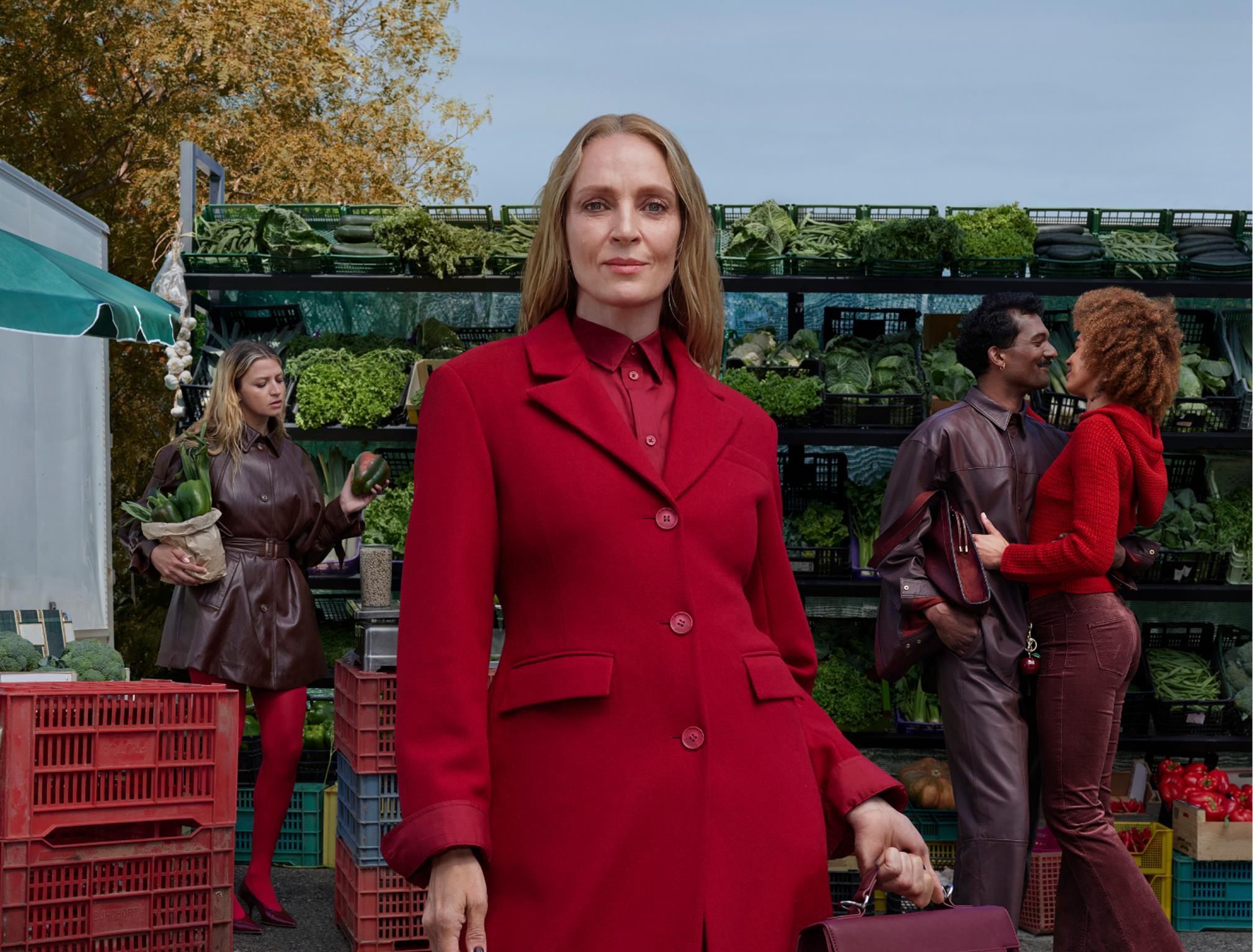 Uma Thurman e PinkPantheress per la collezione Zalando autunno inverno