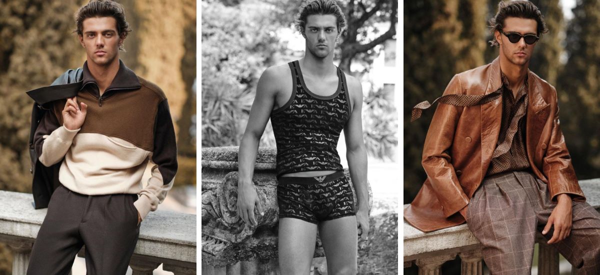 THOMAS CECCON TESTIMONIAL PER LA CAMPAGNA EMPORIO ARMANI