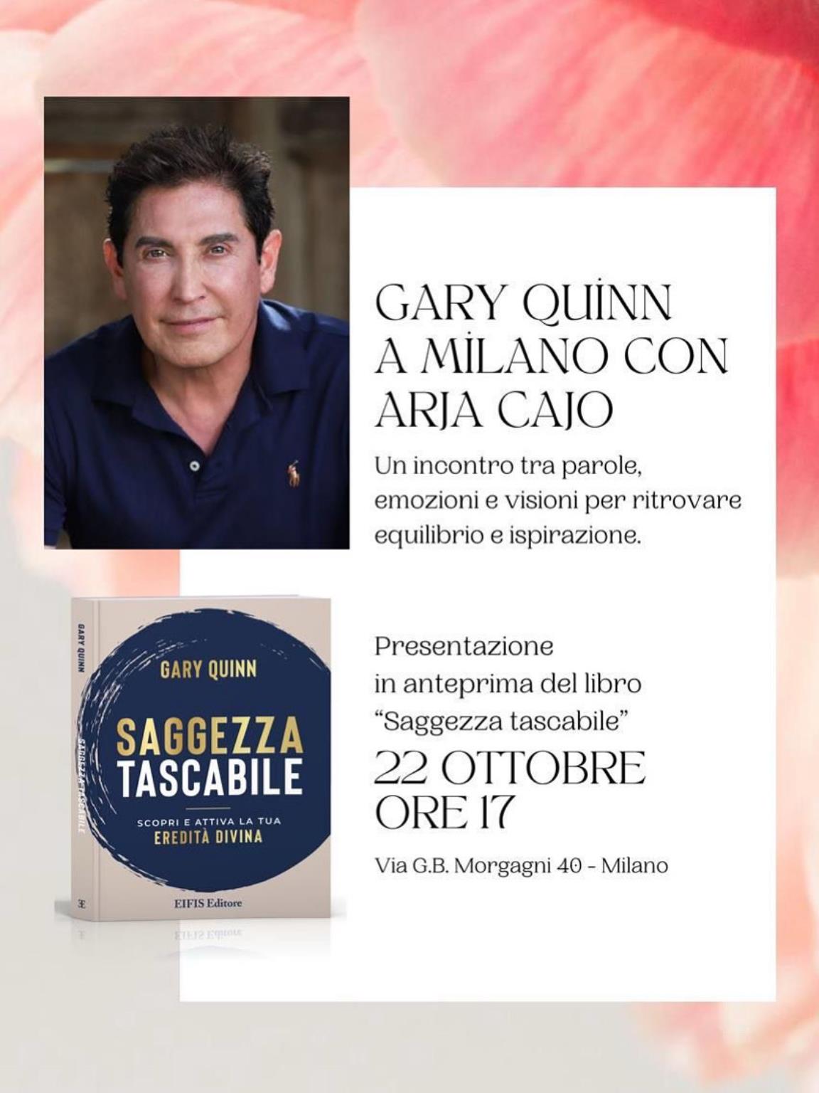 gary quinn a milano con arja cajo