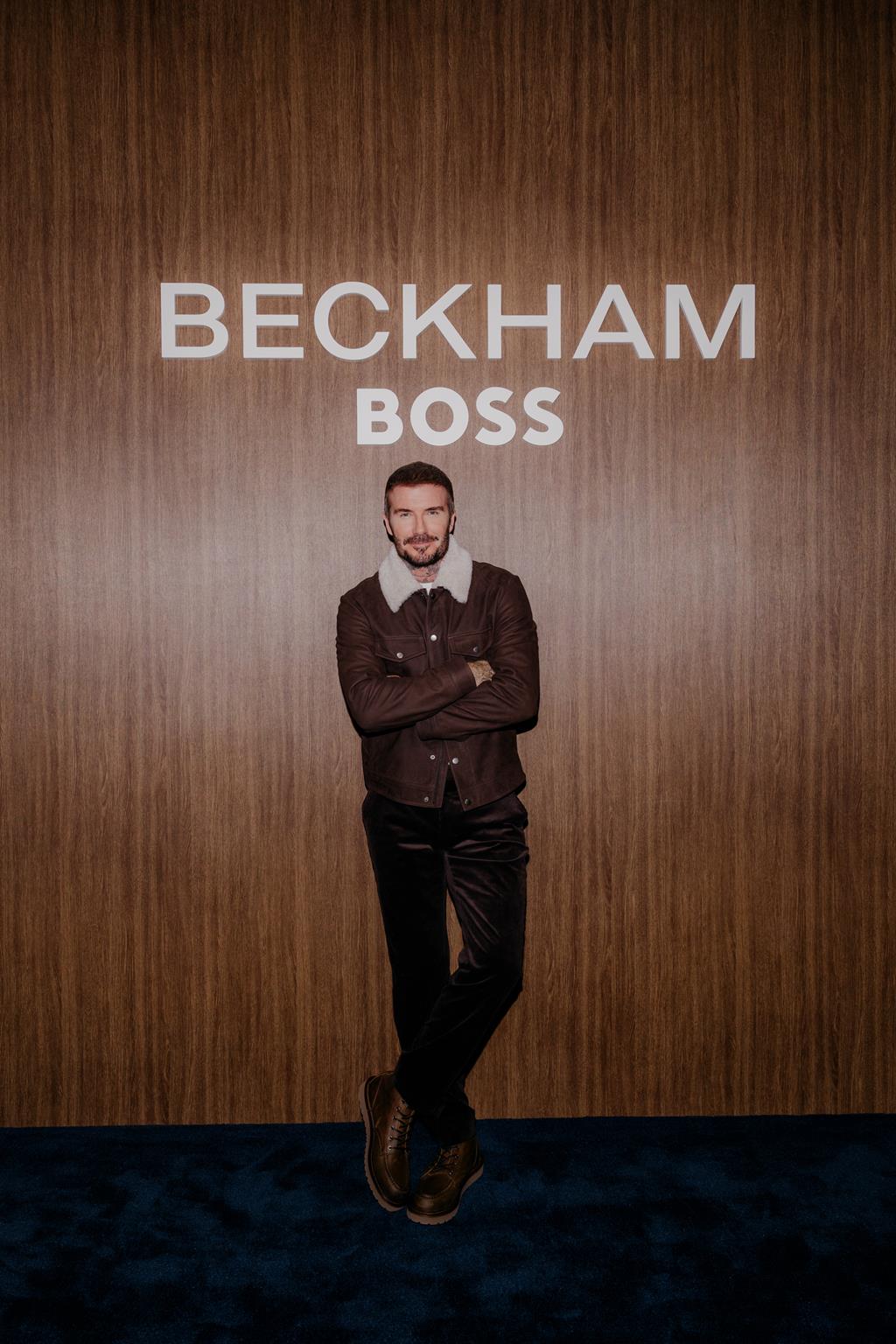 BECKHAM x BOSS fw 2025 con un evento in-store a Shanghai